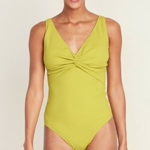 old navy Twist-Front Textured Swimsuit for Women